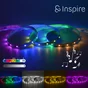 Kit ruban led, 5m rgbw, ic music, changement couleur, 4000k ip20, INSPIRE