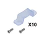 Lot de 10 clips de fixation ruban led flexout, INSPIRE