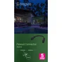 Connecteur ruban led extérieur, 20cm, rgbw flexout, INSPIRE