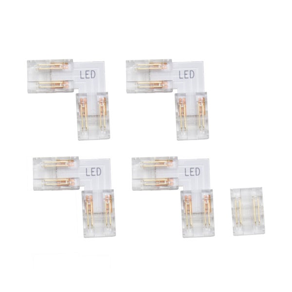 Connecteur pour ruban led, 4 coins + 1 plat cutflex, INSPIRE