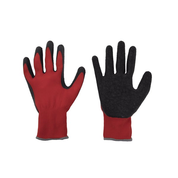 Lot de 10 paires de gants pour outil de manutention latex, T 9 DEXTER