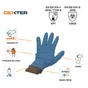 10 gants tactile pour les travaux ménagers nitrile, T 7 DEXTER