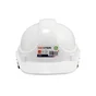 Casque de protection blanc DEXTER, taille ajustable