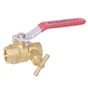 Vanne manette 1/4 de tour, femelle/femelle 15 x 21 mm