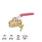 Vanne manette 1/4 de tour, femelle/femelle 20 x 27 mm