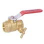 Vanne manette 1/4 de tour, femelle/femelle 20 x 27 mm