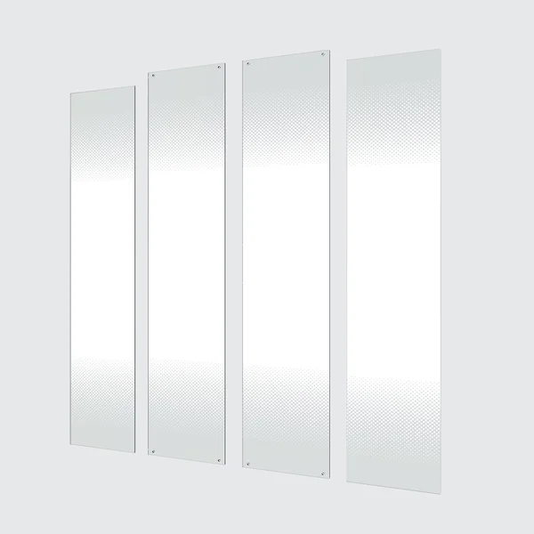 Verre porte de douche, angle carré chromé, L.190 cm x l.80 cm, sérigraphié, Easy