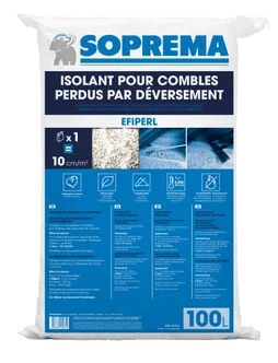Vermiculite à épandre naturelle exfoliée SOPREMA 100L