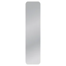 Miroir bords polis arrondis 125 x 30 cm