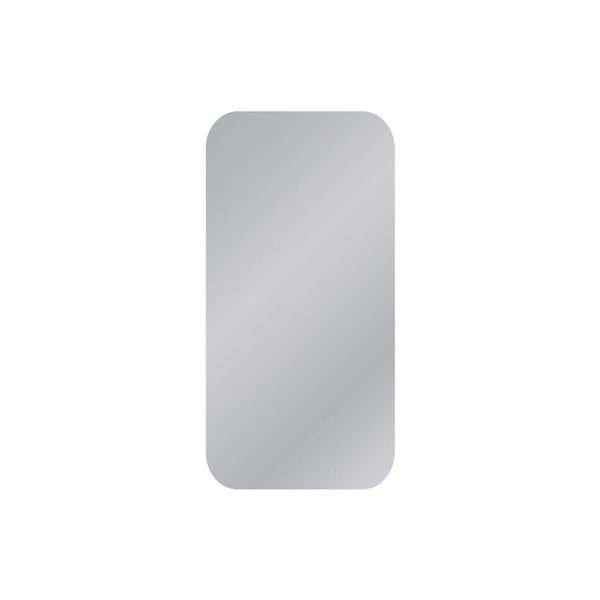 Miroir bords polis arrondis 80x40 cm