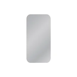 Miroir bords polis arrondis 80x40 cm