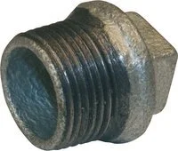 Bouchon pour pour tube en acier galvanisé, male diam. 26 x 34 mm