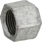 Bouchon pour tube en acier galvanisé, femelle, diam. 26 x 34 mm