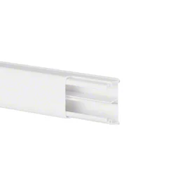 Moulure 2 compartiments 20 x 50 mm x 2 m blanc tehalit