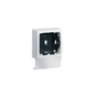 Boitier simple nu entraxe 45 pour appareillage 12x50 et 20x50 tehalit
