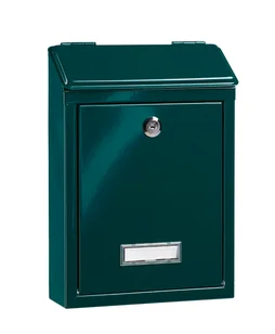 Boite aux lettres missive burg favor acier vert