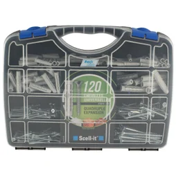 Kit de fixation SCELL-IT, 1 ensemble de fixations et chevilles