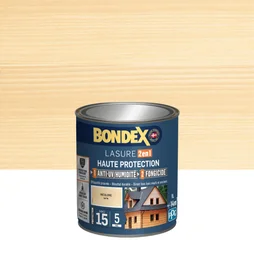 Lasure BONDEX 2en1 haute protection 5 ans incolore satiné 1 L