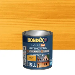 Lasure BONDEX 2en1 haute protection 5 ans chêne dore satiné 1 L