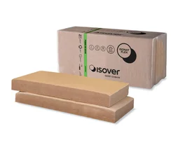 Lot de 6 panneaux isolants en fibre de bois ISOVER Flex 40, Ep.100mm, 1.22x0.58m, R2.6