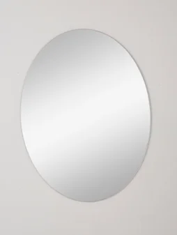 Miroir bords polis ovale 40x60 cm