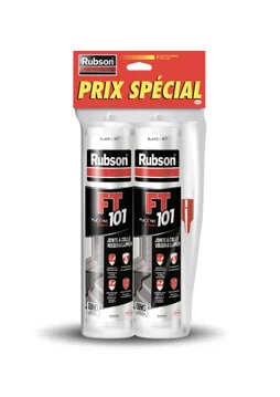 Mastic multi usages RUBSON Flextec blanc cartouche 280ml x2