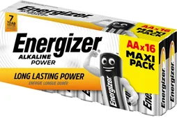 Lot de 16 piles alcaline lr6 aa Power, ENERGIZER