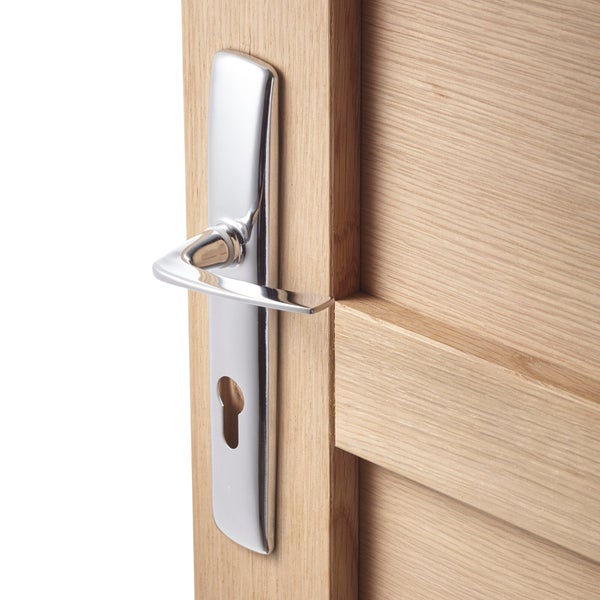 Ensemble de porte Ira trou de cylindre, acier entraxe 195 mm