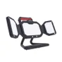 Projecteur LED IP54, 3400 lumens, 3 têtes orientables, 3 modes, 10h autonomie, Blanc froid, rechargeable USB-C XANLITE