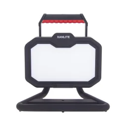 Projecteur LED IP54, 2300 lumens, 1 tête orientable, 3 modes, 10h autonomie, Blanc froid, rechargeable USB-C, XANLITE