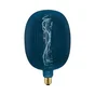 Ampoule led décorative Neptune ovale, bleuté, XXCELL E27, 50lm = 6W, blanc chaud, dimmable