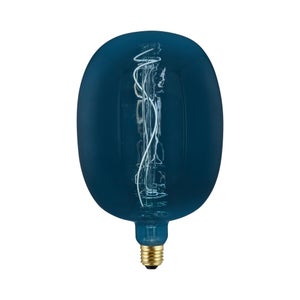 Ampoule led décorative Neptune ovale, bleuté, XXCELL E27, 50lm = 6W, blanc chaud, dimmable