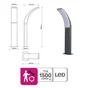 Borne extérieure LED, 1500 Lumen blanc neutre, anthracite Lakko INSPIRE