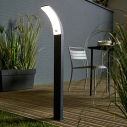 Potelet extérieur Lakko Module Led 1500 Lumen détection haut.96cm anthracite IP44 INSPIRE