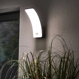 Applique extérieure Led à détection Lakko, 1500 lumens anthracite INSPIRE