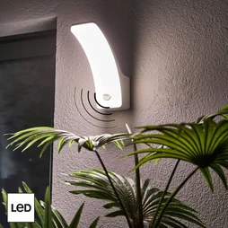 Applique extérieure Led à détection Lakko, 1500 Lumens, blanc INSPIRE