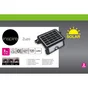 Projecteur exterieur solaire zuzo detection 500lm noir inspire