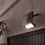 Projecteur extérieur solaire ZUZO, détection, 1200 lumens, noir, INSPIRE