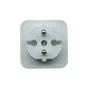 Biplite murale, 2 prises 6A, blanc