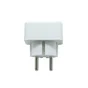 Biplite murale, 2 prises 6A, blanc