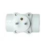 Triplite murale à 2 prises 16A + 1 prise 6A, blanc
