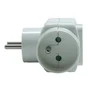 Triplite murale à 2 prises 16A + 1 prise 6A, blanc