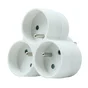 Triplite murale, 3 prises 16A, blanc