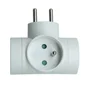Triplite murale, 3 prises 16A, blanc