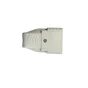 Fiche électrique femelle 2 pôles, connexion en haut, 6 A, blanc,