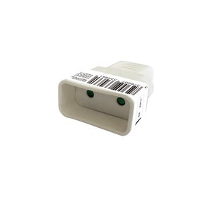 Fiche électrique femelle 2 pôles, connexion en haut, 6 A, blanc,