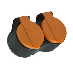 Biplite 2 prises IP44, LEXMAN noir
