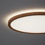 Plafonnier salle de bain, INSPIRE Lano nature, module led, diam. 29,4 cm couleur bois