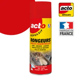 Aérosol répulsif rongeurs huiles essentielles, 400 ml