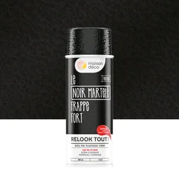 Peinture aérosol Relook tout MAISON DECO noir martelé 400 ml